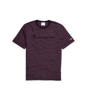 Champion Men's Heritage Heather Tee, Script Logo