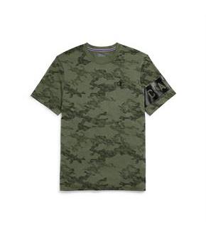 Champion Men's Camo Mesh Tee, Block Logo