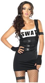 4 PC. Sultry SWAT Officer dress