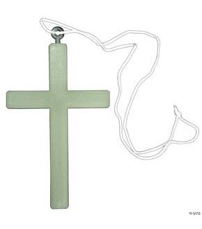 Plastic Monk Cross Glow In The Dark