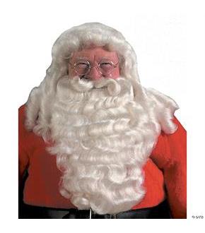 Santa Wig And Beard Set