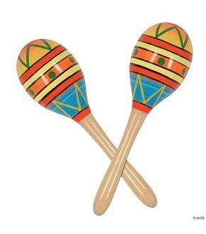 Fiesta Fun Party Maracas