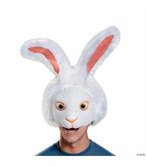White Rabbit Headpiece Adult