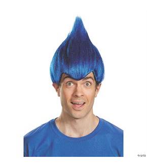 Wacky Wig Dark Blue Adult