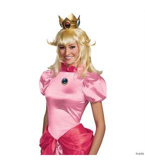 Princess Peach Adult Wig