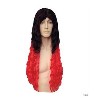 Oz Man Long Black Red Kinky
