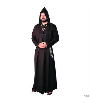 Brown Medieval Monk Costume