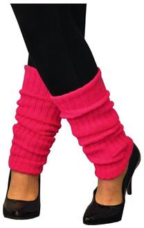 Adult Neon Pink Leg Warmers
