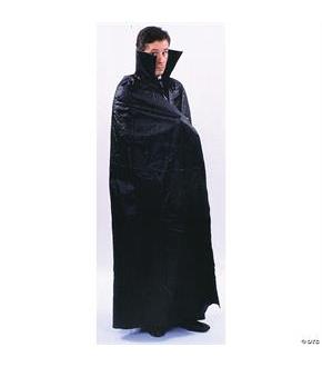 Cape Floor Length Black