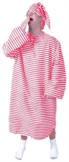 Mens Nightshirt And Cap Costume
