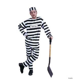 Convict Male Costume
