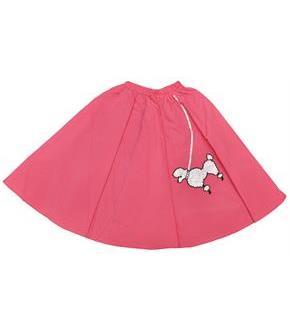 Poodle Skirt Pink 1 Sz Child