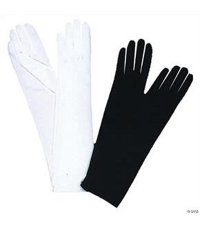 Gloves Elbow Lgh White 1 Size