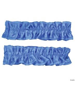 Blue Armband Garters Pair