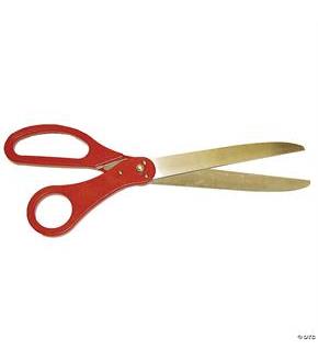 Scissors Ribbon Cutting
