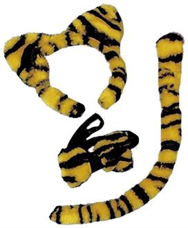 Tiger Ears Tail Collar Costume Kit