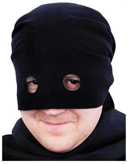 Bandit Head Scarf Black Mask