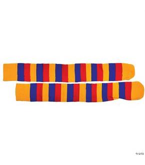 Socks Clown Yellow Red Blue
