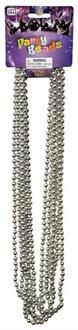 Silver Beads for Mardi Gras