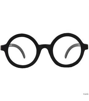 Glasses School Boys Blk Clr