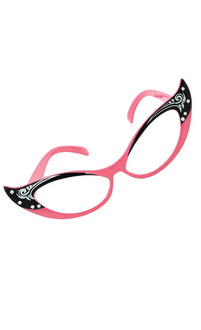 Glasses Vintage Cat Eyes Pk Cl