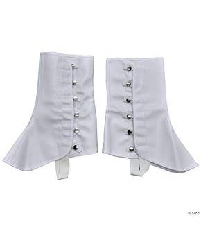 9 Inch Tall White Vinyl Spats