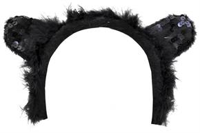 Cat Mouse Sequin Ears Headpiece