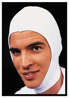 White Stretch Hood Costume Accessory