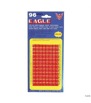 Caps Single Shot 96 Per Card