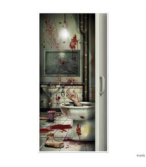 Creepy Crapper Restroom Door C