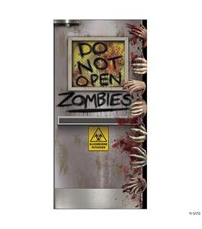 Zombies Lab Door Cover