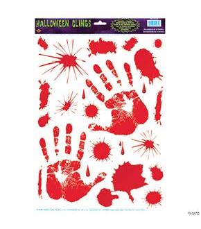 Bloody Handprint Clings