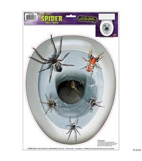 Spider Toilet Topper Peel N Pl