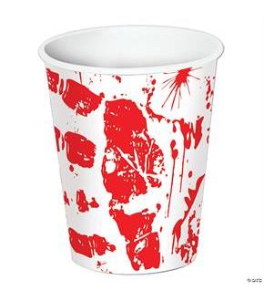 Bloody Handprints Cups