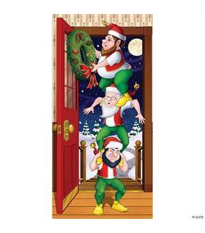 Christmas Elves Door Cover