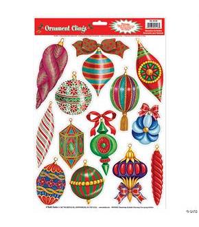 Christmas Ornament Clings