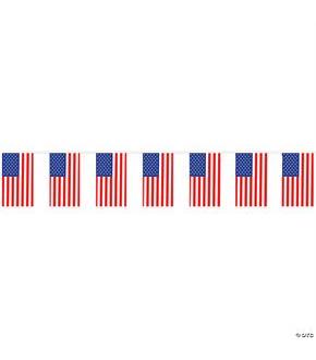 Outdoor American Flag Banner