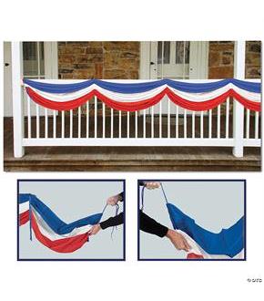 Patriotic Fabric Bunting