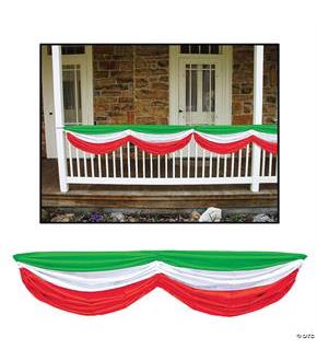 Red White Green Fabric Bunting