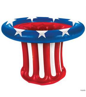 Inflatable Patriotic Hat Coole