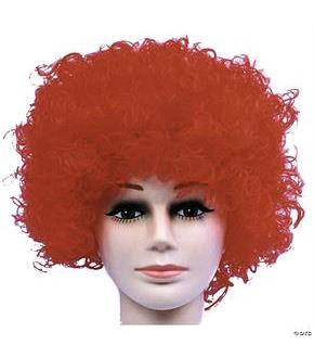 Curly Clown Red Budget Wig