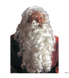 Santa Wig And Beard Dlx