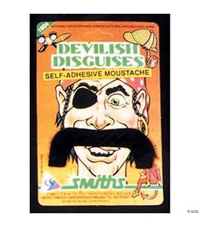 Black Pirate Mustache