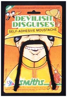 Black Chinese Mustache