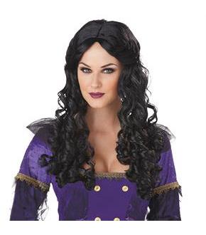 Renaissance Black Wig
