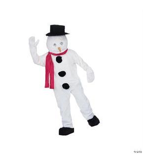 Snowman Mascot Complete Costume