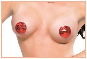 Red Round Shape Pasties