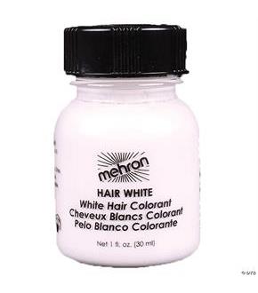 Hair White 1 Oz Plstc Botl
