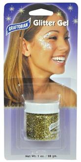 Gold Glitter Gel 1 Oz