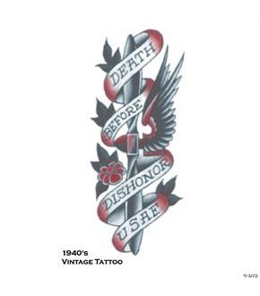 Death B4 Dishon Vintage Tattoo